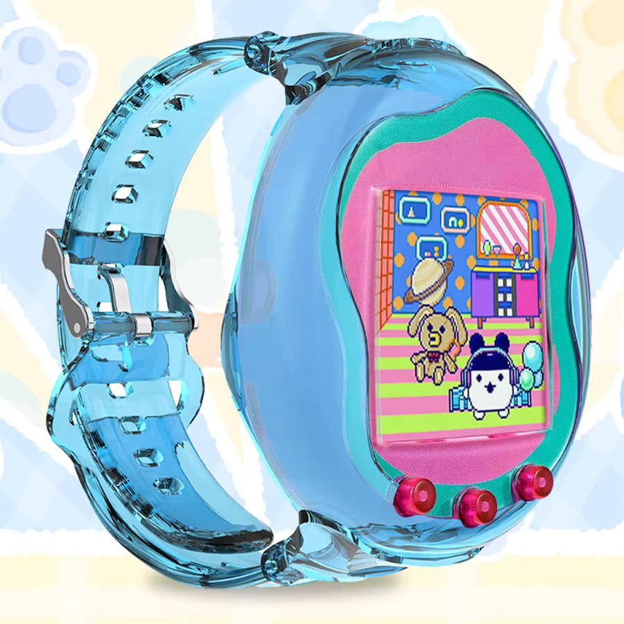 Shunmaii Weiches Armband für Tamagotchi Uni in Lila, Verstellbare Sport-Schutzhülle, Schweißfest und Kratzfest - Bild 2