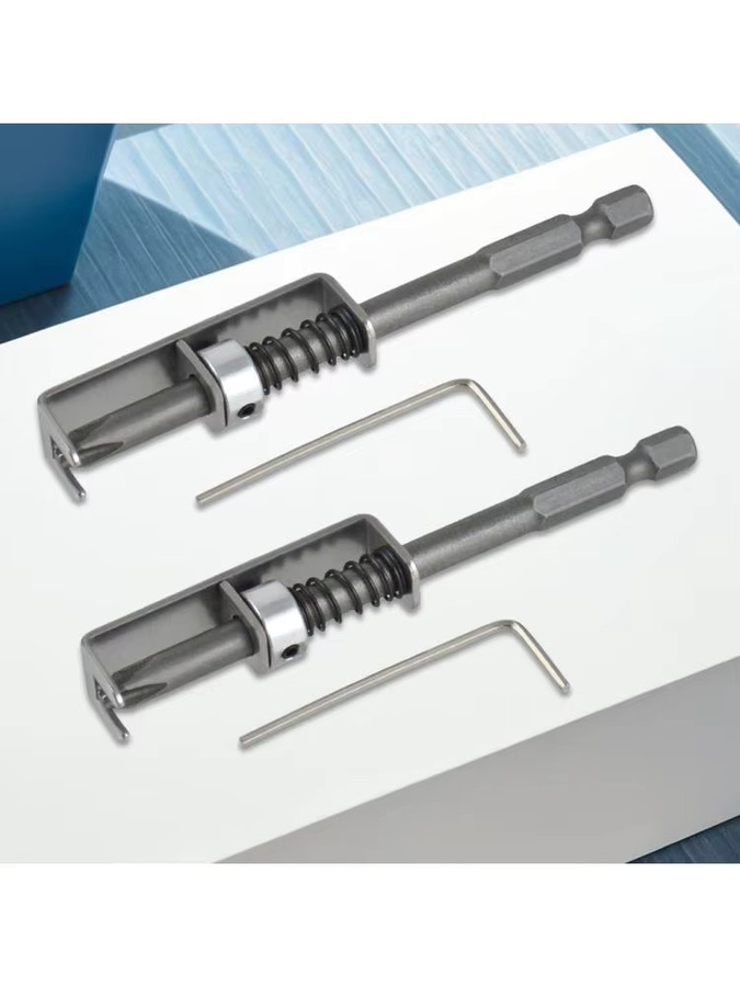 Alloet Federbelasteter Schraubenhalter-Bit, verschleißfester und sturzsicherer Schraubendreher-Bit zur Federpositionierung für Elektriker und Mechaniker - Bild 4