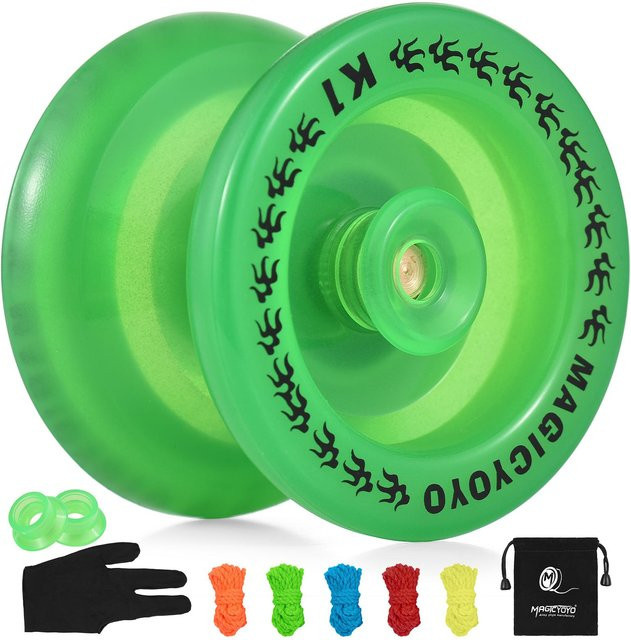 TOMTOP JMS Unresponsive Yoyo, Yo-Yo-Ball, grün, Set - Bild 1