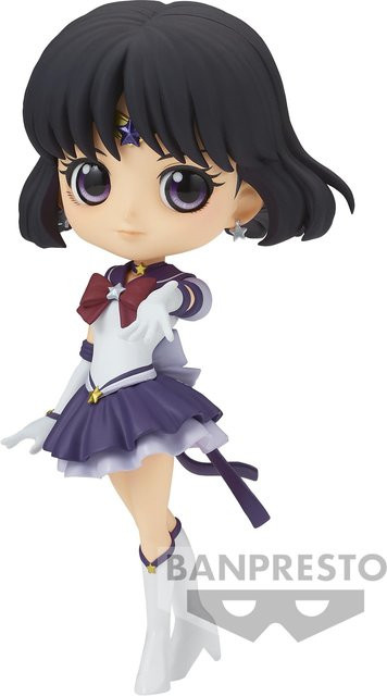 Banpresto Sailor Moon the Cosmos Q posket Eternal Sailor Saturn Anime Figur, Höhe: 13 cm - Bild 1