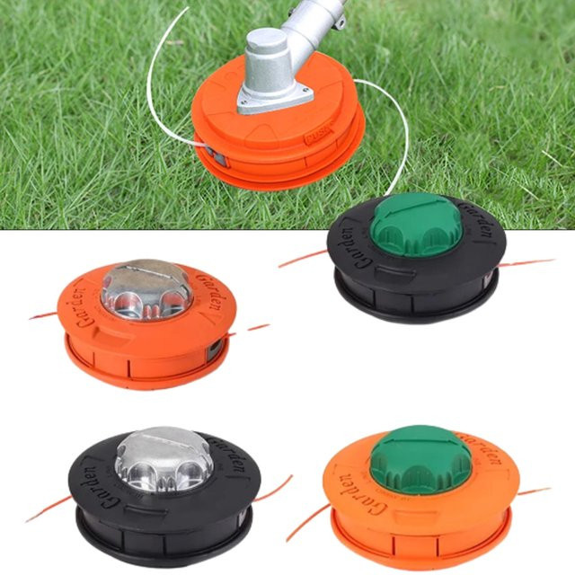 XMSJ Universal Bump Feed Trimmerkopf aus Aluminium in Orange - Bild 1