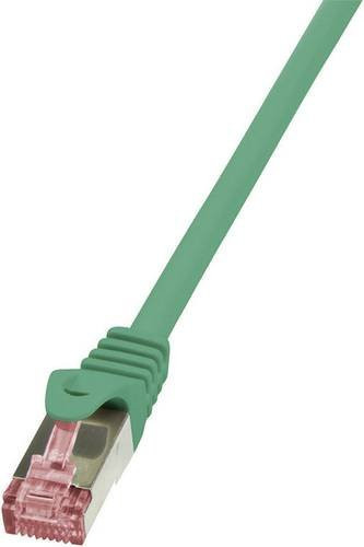 LogiLink CQ2045S RJ45 Netzwerkkabel CAT 6 S/FTP Patchkabel, Grün, Länge: 1,50 m - Bild 1