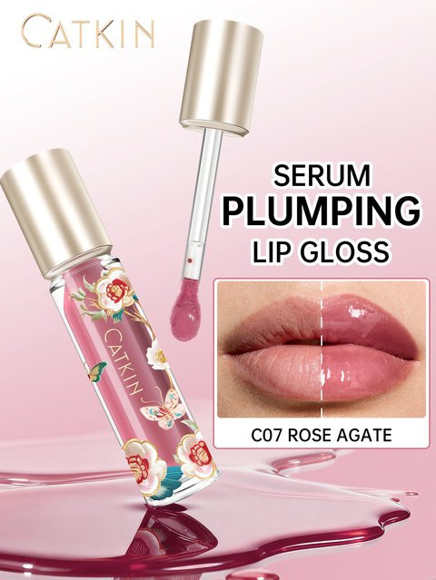 CATKIN Lip Essence Lipstick, C07 Rose Agate, Glänzend, 3,5 g - Bild 1