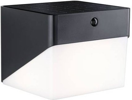 Paulmann Solar-Außenwandleuchte mit Bewegungsmelder und Dämmerungssensor, LED, Schwarz - Bild 1
