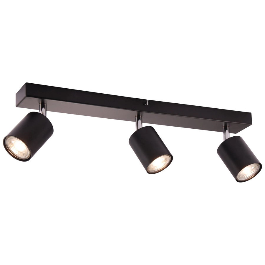 Brilliant LED-Deckenstrahler Taio 3-flammig Schwarz Metall dimmbar verstellbar - Bild 2