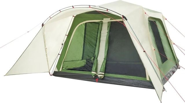 vidaXL Familienzelt mit Vorzelt für 9 Personen in Grün mit Quick Release System 4004213 - Bild 1