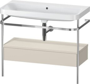 Duravit Möbelwaschtisch-Kombi Happy D.2 Plus in Weiß, B: 97,5 cm, T: 49 cm - Bild 1