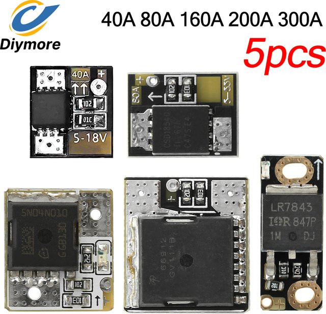 5 Stück diymore MOS-Trigger-Schalter-Treibermodul PWM-Schaltsteuerplatine für Motorantriebe mit 40A bis 300A - Bild 1
