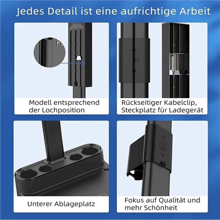 Satuo S1 Staubsaugerständer für Dyson V11 SV12 V15 V7 V8 SV10, freistehende Halterung Dockingstation in Schwarz - Bild 5