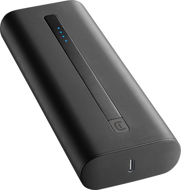 CellularLine Powerbank THUNDER 20000 mAh Schwarz mit USB-A und USB-C - Bild 1