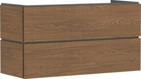Hansgrohe Waschtischunterschrank Xilesa E in Kaschmir Beige mit 2 Schubladen und Push-to-Open Funktion, B/T/H: 118,0 x 47,0 x 47,0 cm - Bild 1