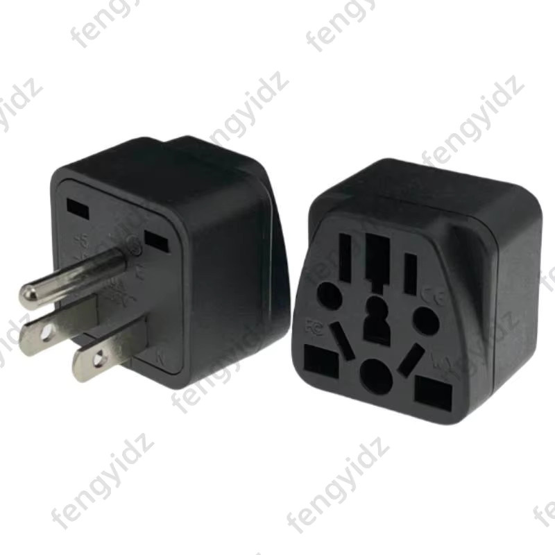 Fengyidz Universal Reiseadapter Konverter Typ B für USA, Japan, Amerika mit USB-A Anschluss in Schwarz oder Weiß - Bild 2