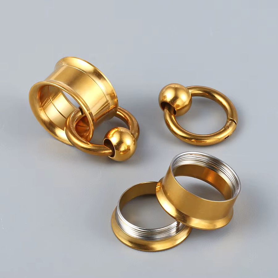Twolobes Plugs Expander, Edelstahl, Damen - Bild 3