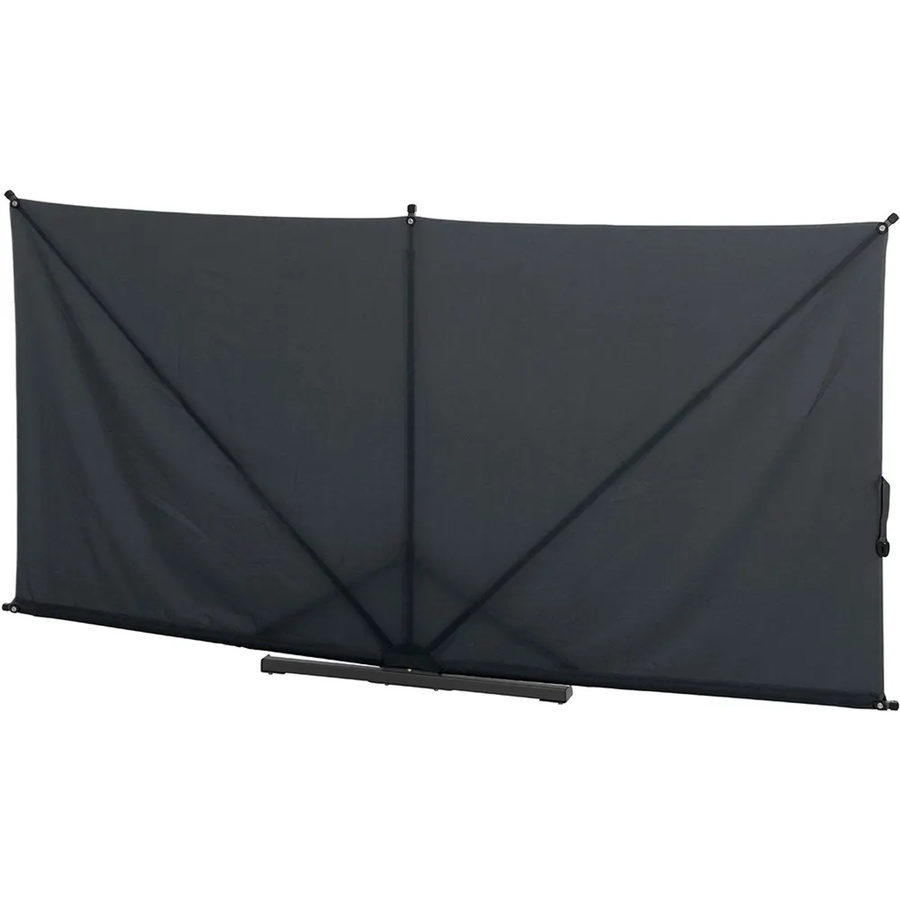 Siena Garden Ben Sichtschutz Paravent aus Polyester und Stahl in Anthrazit, B: 280 cm, H: 150 cm - Bild 2