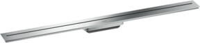 Hansgrohe Duschrinne Drain 1000mm Wandmontage aus Edelstahl in Schwarz und Silber mit FM-Set - Bild 1