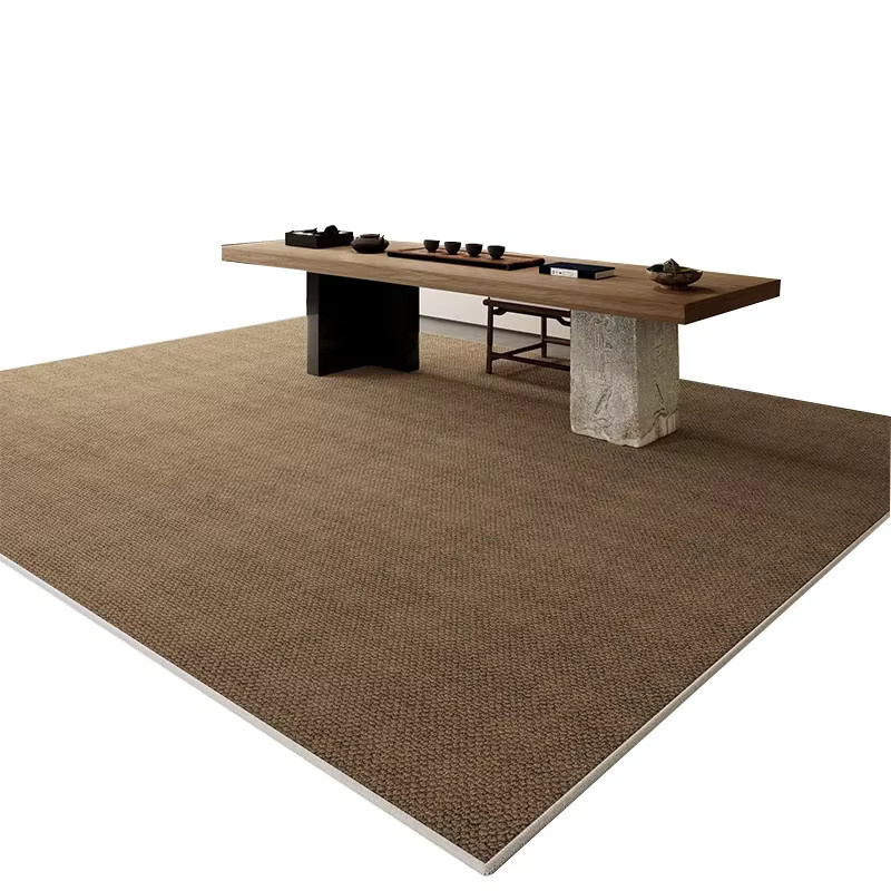 Minimalistischer Teppich in Beige für Wohnzimmer, Schlafzimmer oder Büro von Yng 양자 - Bild 3