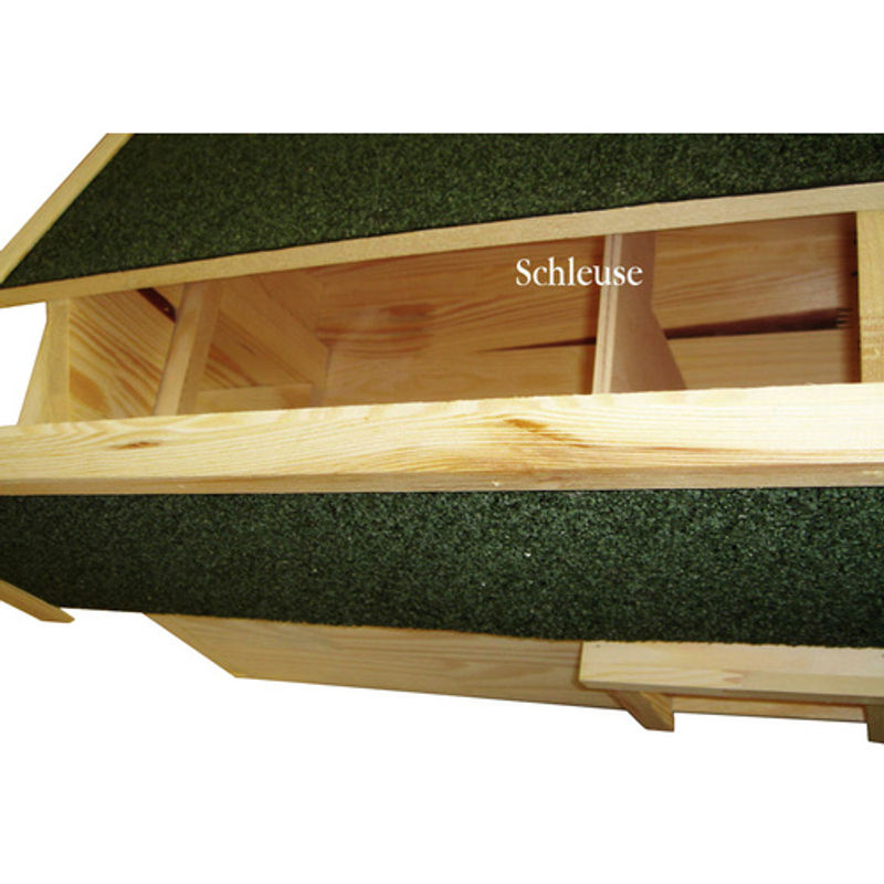 Dobbar Igelhaus Mecki mit zwei Eingängen und Schleuse in Braun - Bild 5