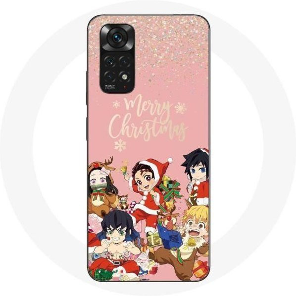 Xiaomi Redmi Note 11 4G Handyhülle mit Demon Slayer Anime Manga Design in Multicolor - Bild 1