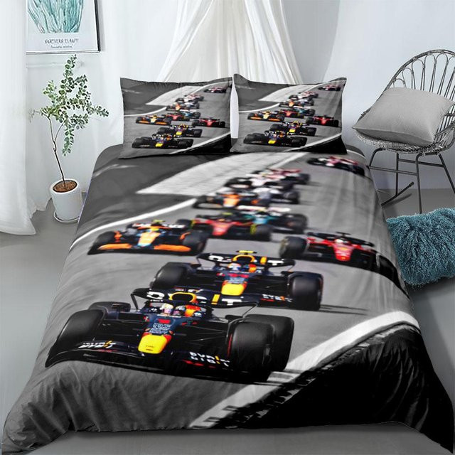 Bettwäsche-Set mit Physikalischen Formeln von JMG Household Supplies, Schwarz, B/H: 220 x 240 cm - Bild 1