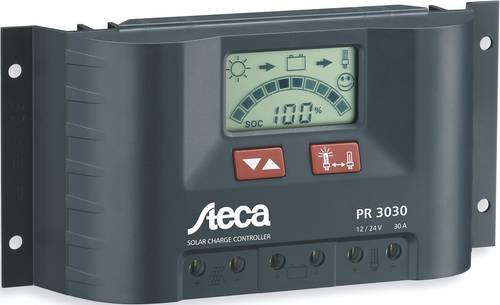 Steca PR 3030 PWM Laderegler 12 V / 24 V 30A Schwarz - Bild 1