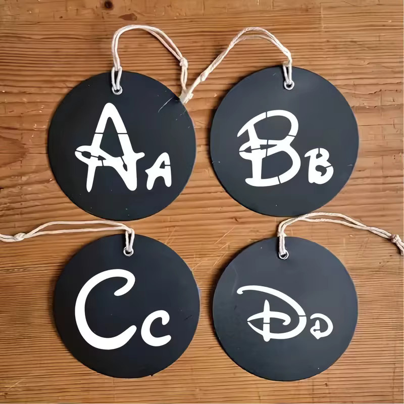 26-teiliges Alphabet-Schablonen-Set aus Kunststoff für DIY-Malerei und Scrapbooking, Buchstabenvorlagen mit einer Größe von 7,5 x 7,5 cm - Bild 2