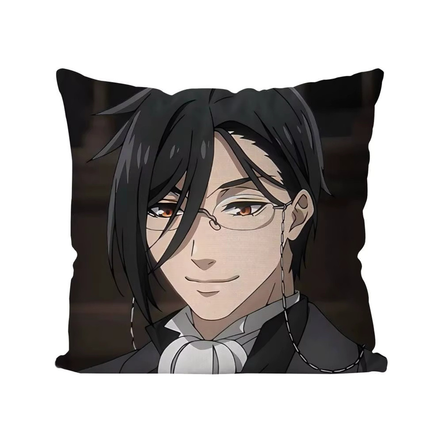 Kayou Black Butler Sebastian Michaelis Kissenbezug quadratisch B/B/H: 40 x 40 x 40 cm - Bild 6