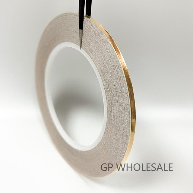 Gxpmax Leitfähiges Kupferfolienband in Gold mit einseitiger Klebeschicht zur EMI-Abschirmung für Telefon- und Gitarrenreparaturen - Bild 1