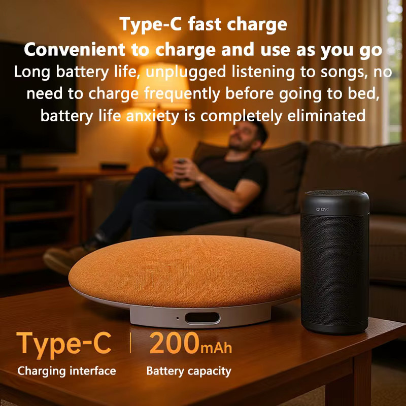 Lenovo Mini Bluetooth Schlaf-Lautsprecher in Blau mit Naturgeräuschen und Geräuschunterdrückung sowie integrierter Soundbar und MP3-Funktion - Bild 2
