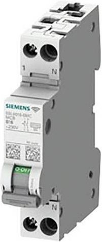 Siemens Leitungsschutzschalter 5SL6016-7MC 2polig 16A grau - Bild 1