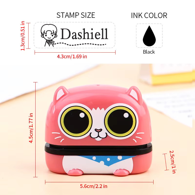 Personalisierter Namensstempel für Babys und Kindergarten mit individuellem Design, wasserfest und lichtbeständig - Bild 2