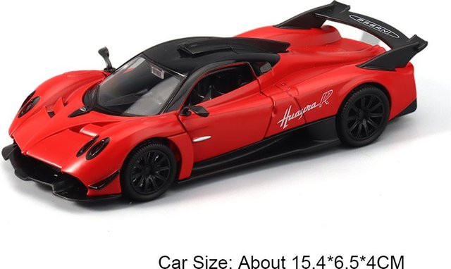 Linyi toy car Pagani Huayra R 911 GT3 Automodell, 1:32, Metallkarosserie, ab 14 Jahre - Bild 1