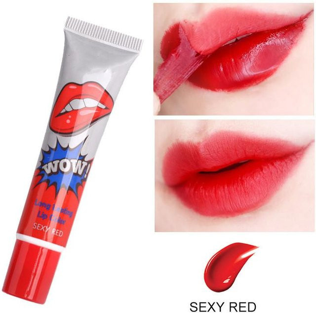 YEJET-Makeup Tear Pull Peel-Off-Lipgloss, Sexy Red, Glänzend - Bild 1