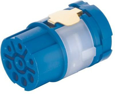 HARTING M23 Einsatz Blau aus Kunststoff mit 8 Polen (09156083101) - Bild 1