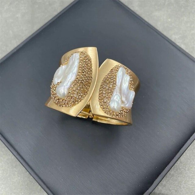 LChome Armband, Gold, Süßwasserperlen, Zirkonia, Damen - Bild 1