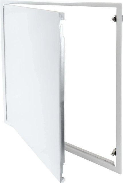 Protektor Revisionsklappe aus Stahl mit Schnappverschluss, Farbe Weiß, B/T/H: 60 x 60 x 60 cm - Bild 1
