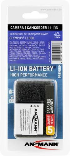 Ansmann LI-50B Kamera-Akku Li-Ion mit 730 mAh - Bild 1