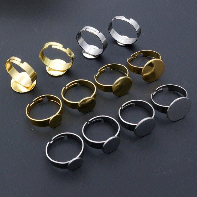 Wadsfred Ringfassungen Edelstahl, Silber, Unisex - Bild 1
