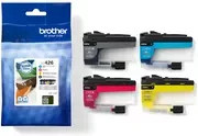 Brother LC426VAL Tintenpatronen Value Pack, 4er-Set in Schwarz, Cyan, Magenta und Gelb für Inkjet-Drucker - Bild 2