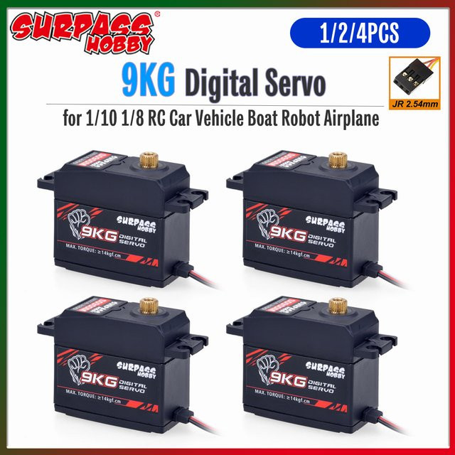 Surpass Hobby S0900M Digital Servo, Metallgetriebe, 1/2/4 Stück - Bild 1
