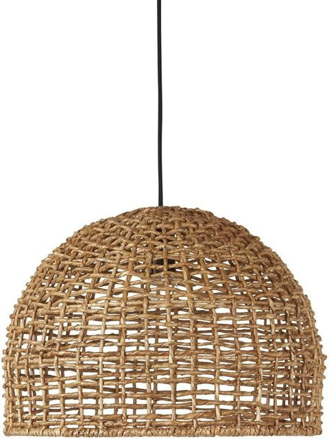 PR Home Cebu Pendelleuchte aus Rattan in Beige, B/T/H: 57 x 44 x 44 cm - Bild 1