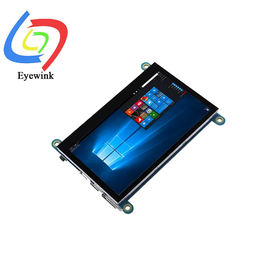 EYEWINK 4,3 Zoll Raspberry Pi HDMI-Monitor mit USB-Kapazitivem Touchscreen in Schwarz - Bild 2