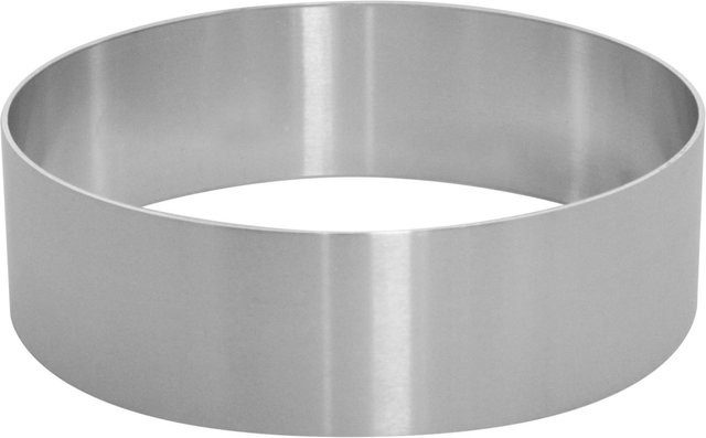 Schneider Dessert- und Tortenring aus Edelstahl in Silber, Höhe: 6 cm, Durchmesser: 20 cm - Bild 1