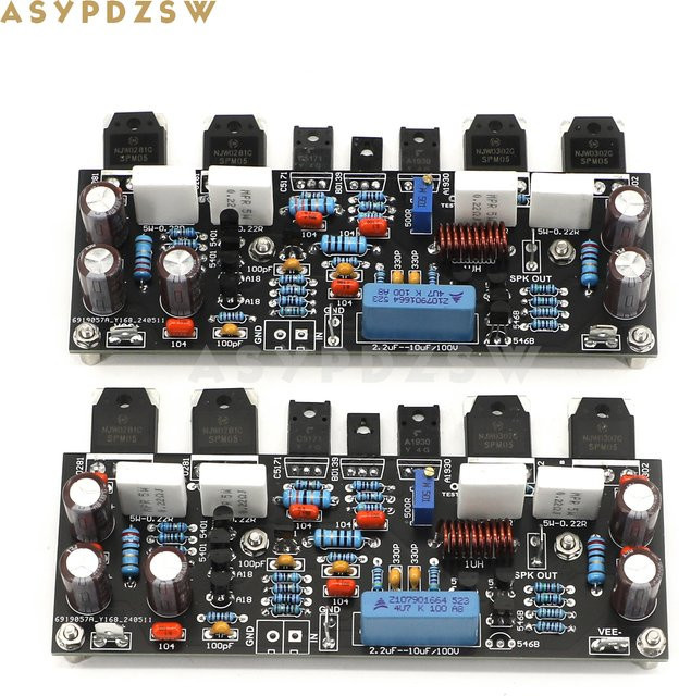 SYM5-3 2-Kanal-Leistungsverstärker High Bias Class AB DIY-Kit oder fertige Platine in Multicolor - Bild 1
