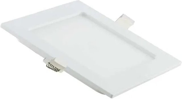 LUXULA LED Downlight Einbauleuchte Quadratisch Weiß 6W 525lm CCT - Bild 1