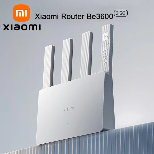 Xiaomi Router BE3600 WiFi 7 Dual-Band WLAN Router in Weiß mit 2.5G High-End-Netzwerkanschluss - Bild 1
