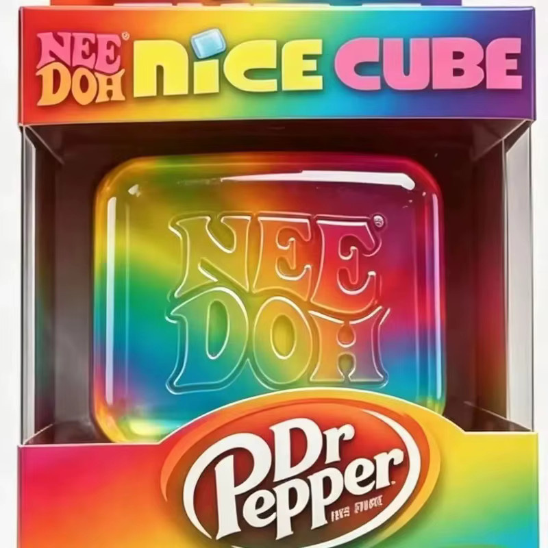 Needoh Regenbogen-Würfel, Extrusions-Dekompressionsspielzeug, Sensorisches Spielzeug - Bild 5
