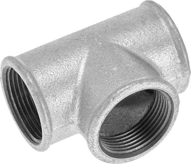LUX-TOOLS T-Stück aus Messing 1 1/4 Zoll (38,9 mm) - Bild 1