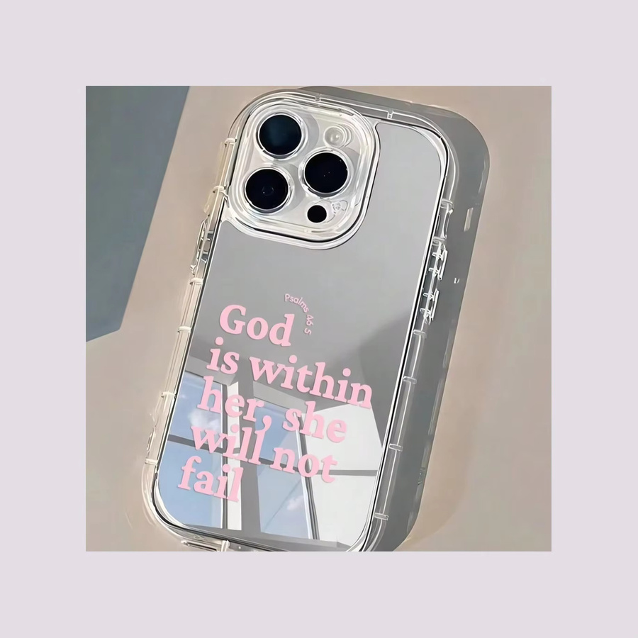 Blessing Mirror Film stoßfeste schützende Handyhülle für iPhone 16, 16 Pro, 16 Pro Max, 15, 14, 13, 12, 11 in Transparent - Bild 2
