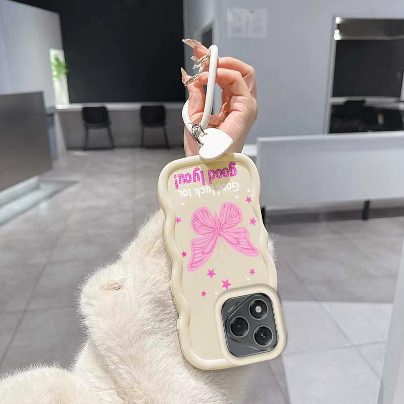Flexible Schutzhülle für Honor 400Lite mit Armband in Schwarz - Bild 3