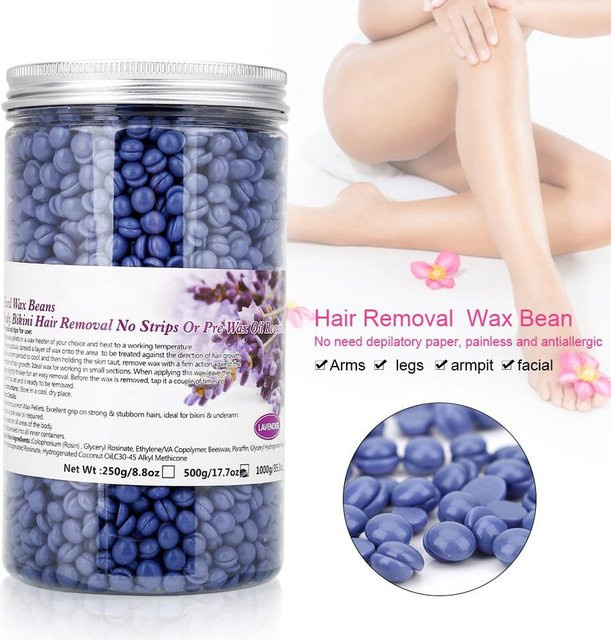 Hartwachs Bohne Schokolade violett, 500g - Bild 1